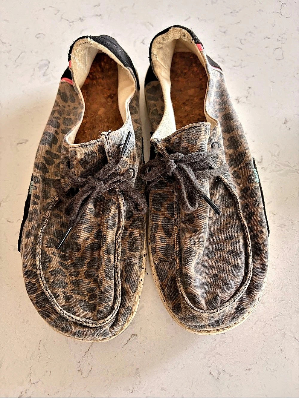Hey Dude Wendy Cheetah Leopard Print Sneakers